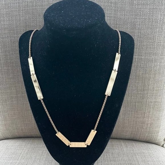 ALFANI Women Necklace Gold Tone Fashion Tablet LNG STN NK TOWER Jewelry - Picture 7 of 11